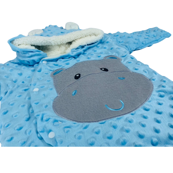 Pijama Sleeping De Hipopótamo Para Bebé