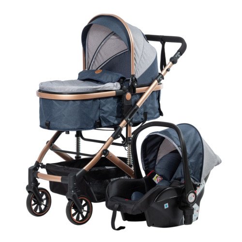 Coche Cuna Moisés Comfort + Portabebé