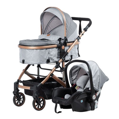Coche Cuna Moisés Comfort + Portabebé