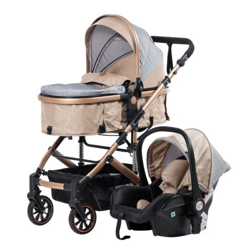 Coche Cuna Moisés Comfort + Portabebé