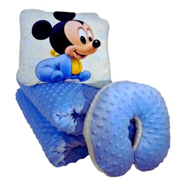 Cobija Ovejera Para Bebé + 2 Almohadas