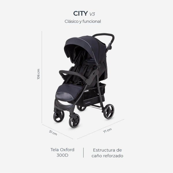 Coche City V3 con Accesorios