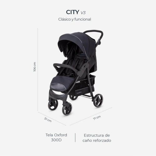 Coche City V3 con Accesorios