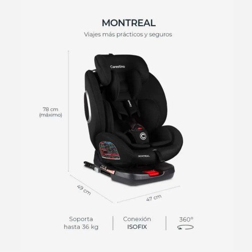 Silla para Carro Montreal Isofix