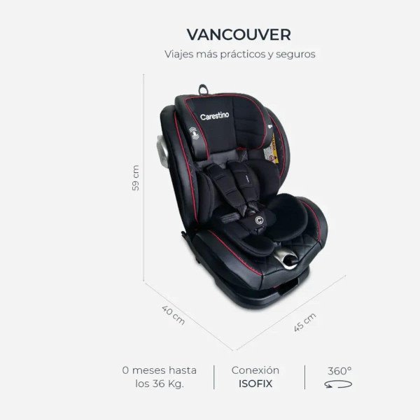 Silla para Carro Vancouver  Isofix