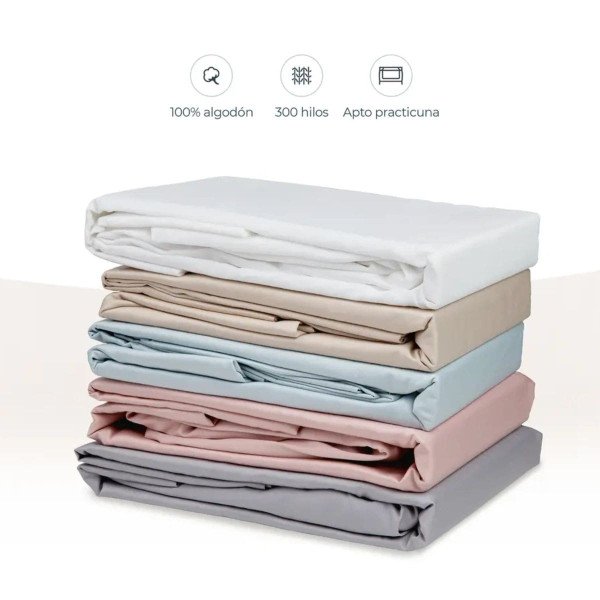 Sabanas 300 Hilos Cuna Corral 70x104cm