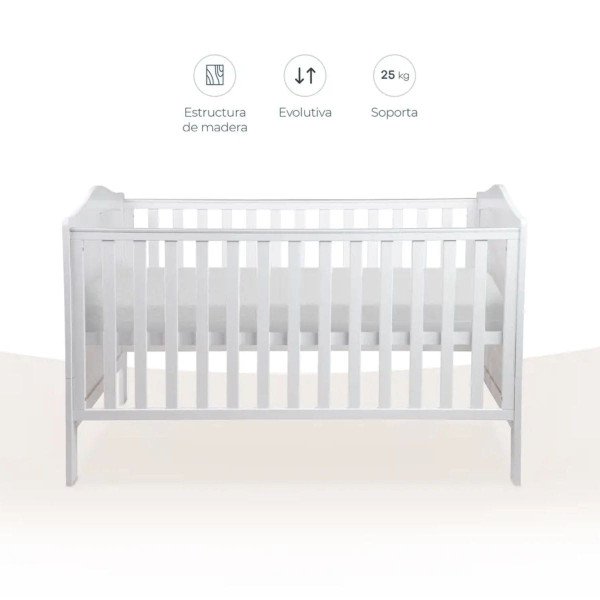 Cuna Cama de Madera Toledo 140x70 Cuna Cama de Madera Toledo 140x70
