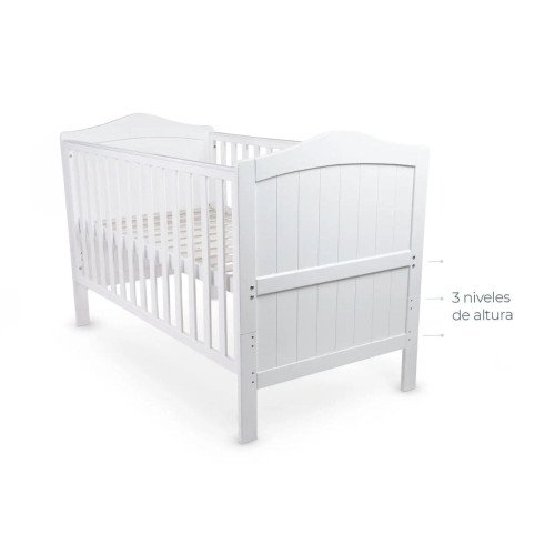Cuna Cama de Madera Toledo 140x70
