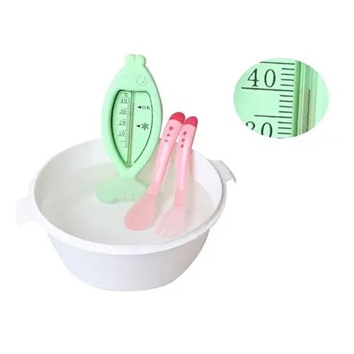 Cubiertos Silicona Bebé Termosensible