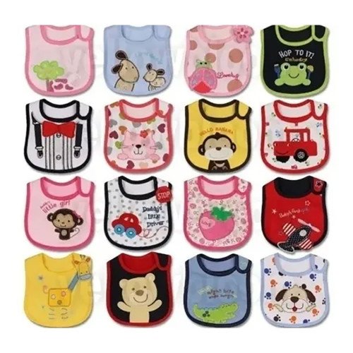 Set De Baberos x 3 Para Bebé