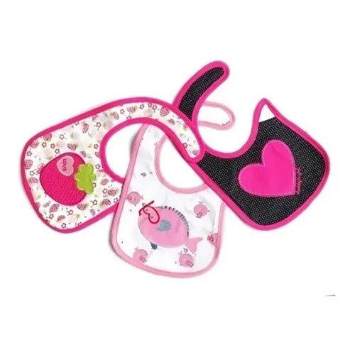 Set De Baberos x 3 Para Bebé