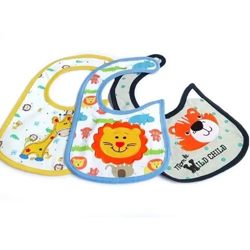 Set De Baberos x 3 Para Bebé