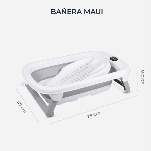 Bañera Plegable con Soporte Maui 40L