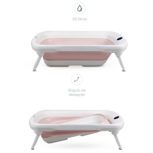 Bañera Plegable con Soporte Amalfi 50L