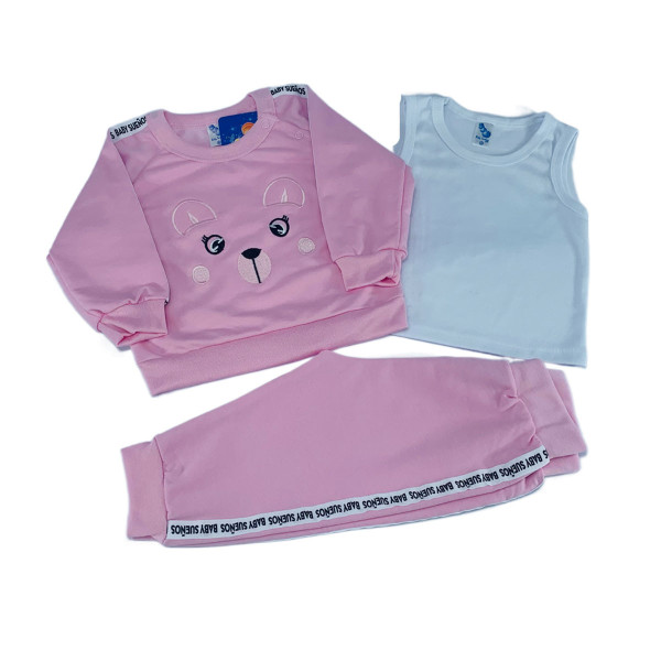 Sudadera Tres Piezas Para Niña 2230