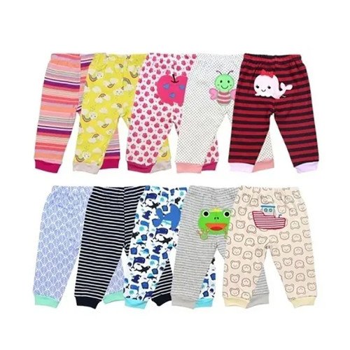 Pantalones En Algodón X 5 Unidades