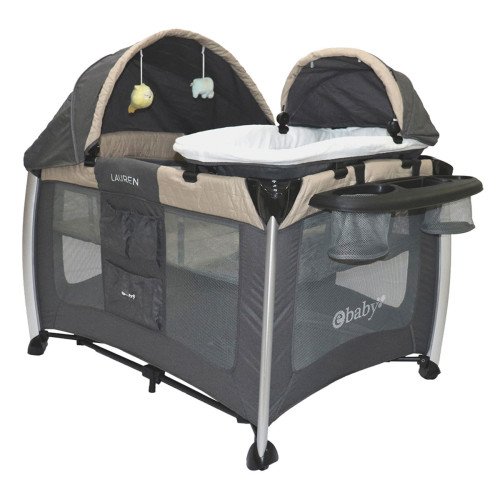 Cuna Corral de Lujo En Aluminio + GRATIS Juego de Sabanas