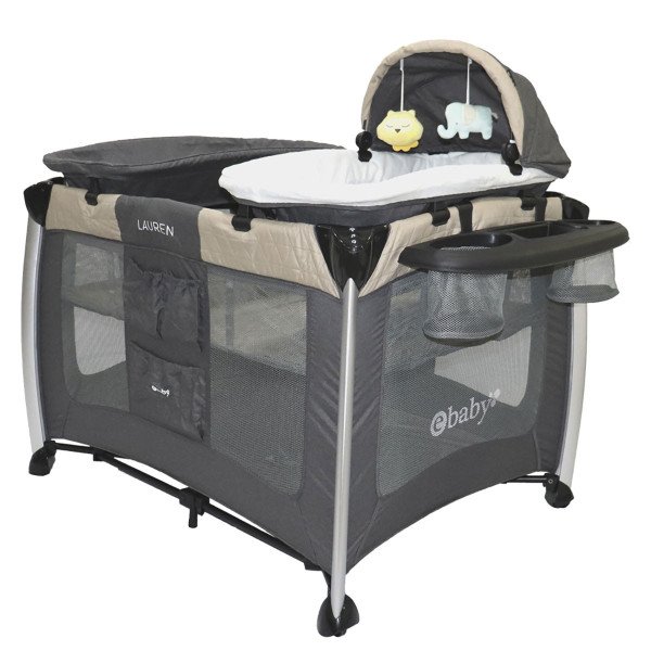 Cuna Corral de Lujo En Aluminio +...