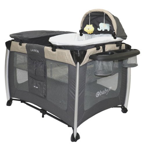 Cuna Corral de Lujo En Aluminio + GRATIS Juego de Sabanas